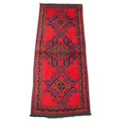 Antique Turkish Oushak Rug Of Small Size, Traditional Design, Circa 1920