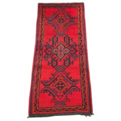 Antiker türkischer Oushak-Teppich in Kleinformat, traditionelles Design, um 1920