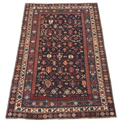 Antique Caucasian Daghestan Rug with Chichi Style Design, Circa 1890