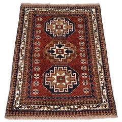 Tapis turc antique de la région de Kars à motif de médaillon octogonal, vers 1920/30