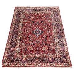 Antique Tabriz Rug With Classic Floral Design, Circa 1920 (1)