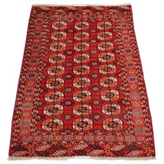 Antiker Tekke Turkmenischer 'dip khali' Teppich , C.C. 1900