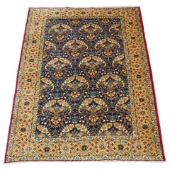 Antique Turkish Kayseri Rug With All Over Floral Design, Circa 1920
