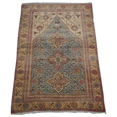 Antique 'Transylvanian' Prayer Rug, Probably Romanian Tuduc Copy Circa 1920