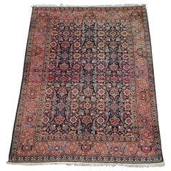 Antique Tabriz Rug With All Over Herati Design, Circa 1920