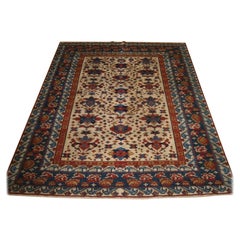 Old Caucasian Shirvan Rug With Seichur Palmette Design, About 30 Years Old