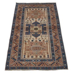 Old Turkish Kars Rug With Caucasian Kazak Design, About 50 Years Old