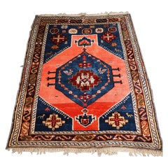 Antique Caucasian Derbent Rug, Single Medallion, Circa 1900