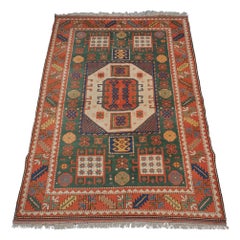 Vintage Turkish Karchov Kazak Rug, About 40 Years Old