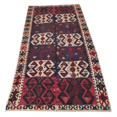 Antique Turkish Malatya Kilim Woven In 2 Parts, Circa 1900