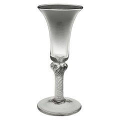 Georgian Ale Glass with Air Twist Stem c1750