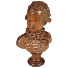 Terracotta Bust of Mozart as a Child