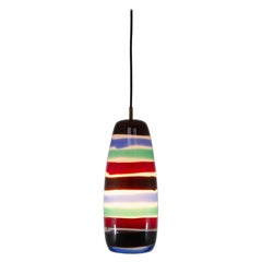 Multicolour glass pendant by Massimo Vignelli for Venini, 1950s