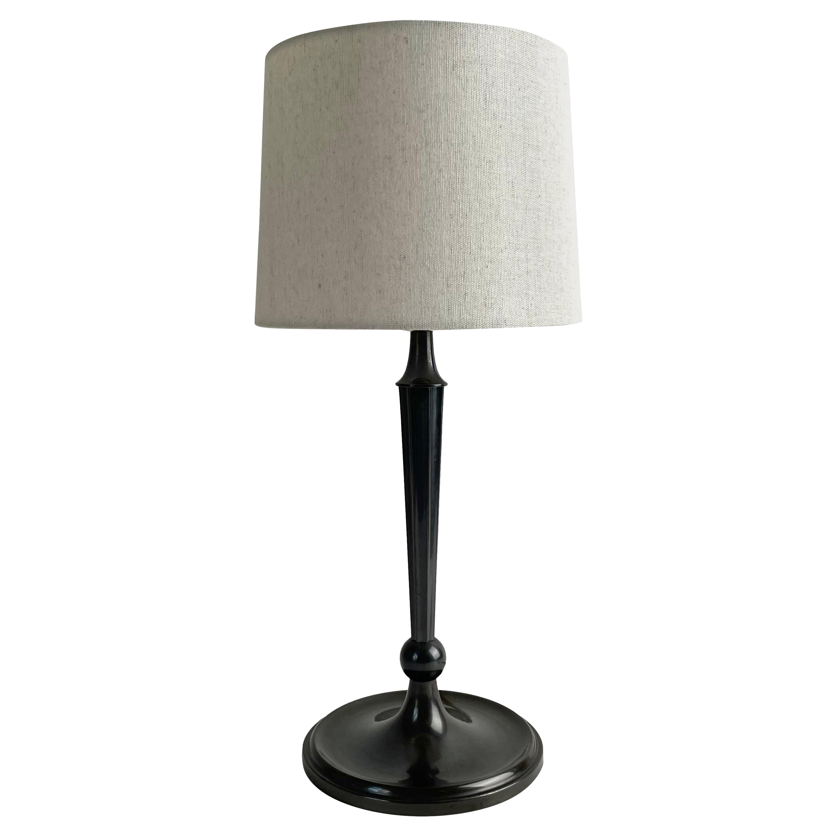 Swedish Grace Table Lamp in Patinated Brass, Art Deco 1920s-30s Sweden