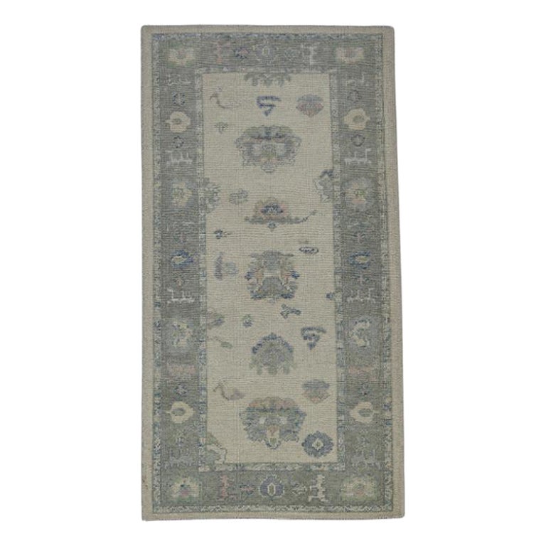 Turkish Oushak Rug Oriental Handmade 3'2" x 6' #12141