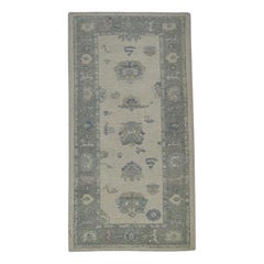 Turkish Oushak Rug Oriental Handmade 3'2" x 6' #12141