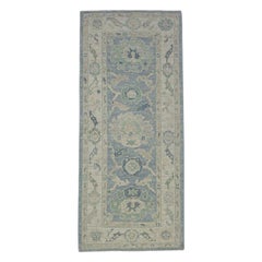Turkish Oushak Rug Oriental Handmade 2'8" x 6'1" #11602