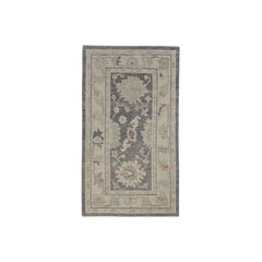 Turkish Oushak Rug Oriental Handmade 2'8" x 4'8" #2176