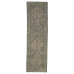 Alfombra Turca Oushak Oriental Hecha a Mano 2'9" x 9'4" #12103