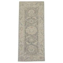 Alfombra Turca Oushak Oriental Hecha a Mano 2'6" x 5'8" #12076