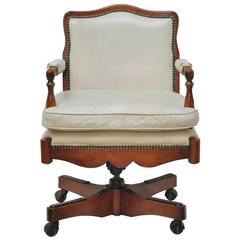 Vintage Widdicomb Leather Swivel Desk Chair 10