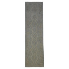Turkish Oushak Rug Oriental Handmade 2'9" x 9'7" #12106