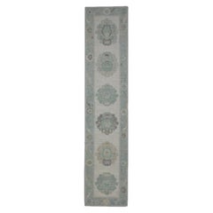 Turkish Oushak Rug Oriental Handmade 2'8" x 12' #11688