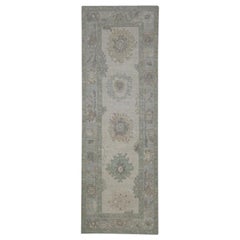 Alfombra Turca Oushak Oriental Hecha a Mano 2'11" x 8'7" #11651