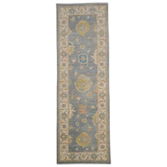 Turkish Oushak Rug Oriental Handmade 3'9" x 11'7" #HS-2013