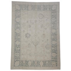 Turkish Oushak Rug Oriental Handmade 10'1" x 14'1" #11374