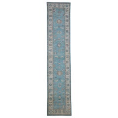 Alfombra Turca Oushak Oriental Hecha a Mano 2'10" x 13'5" #2377