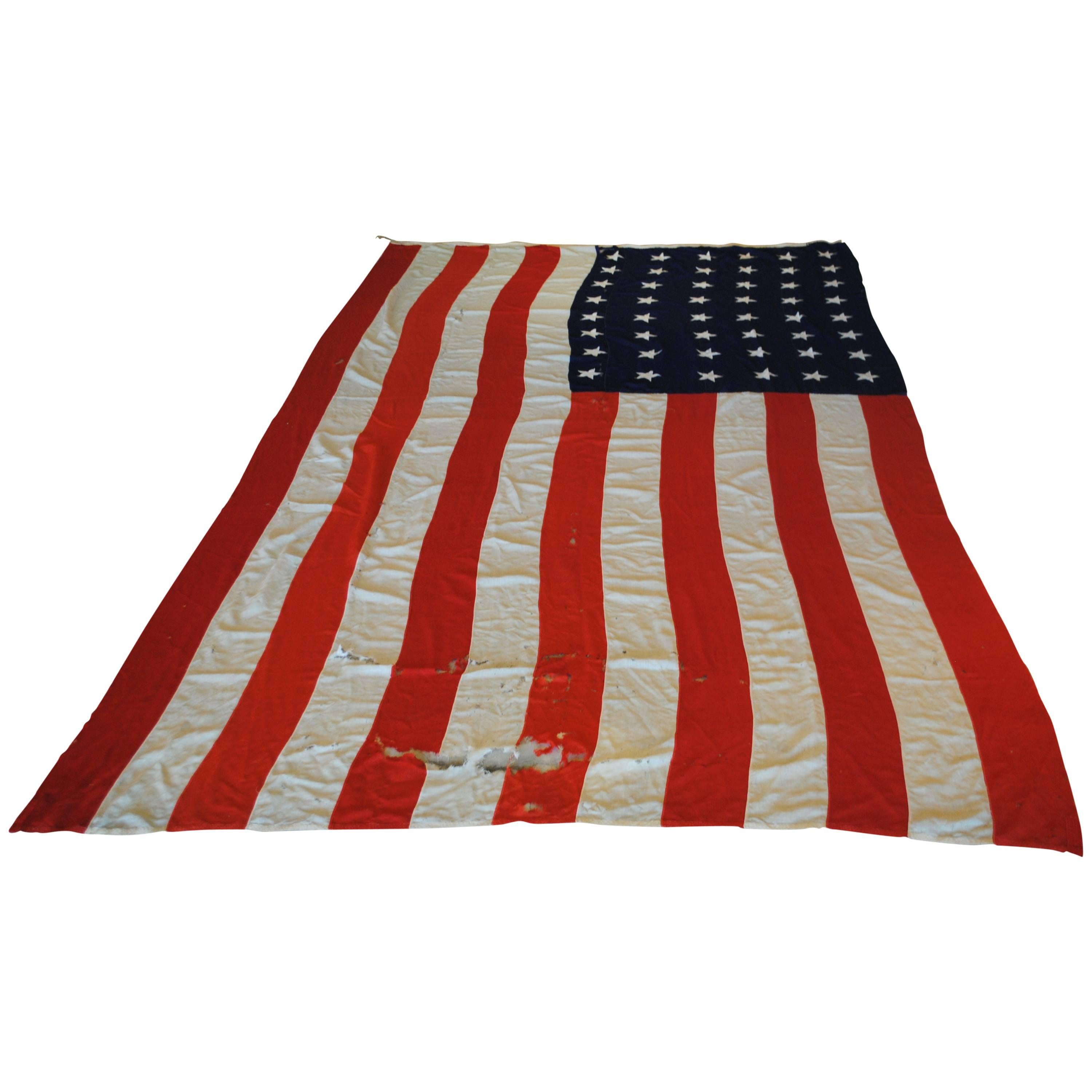 Enormous 48 Star American Flag For Sale