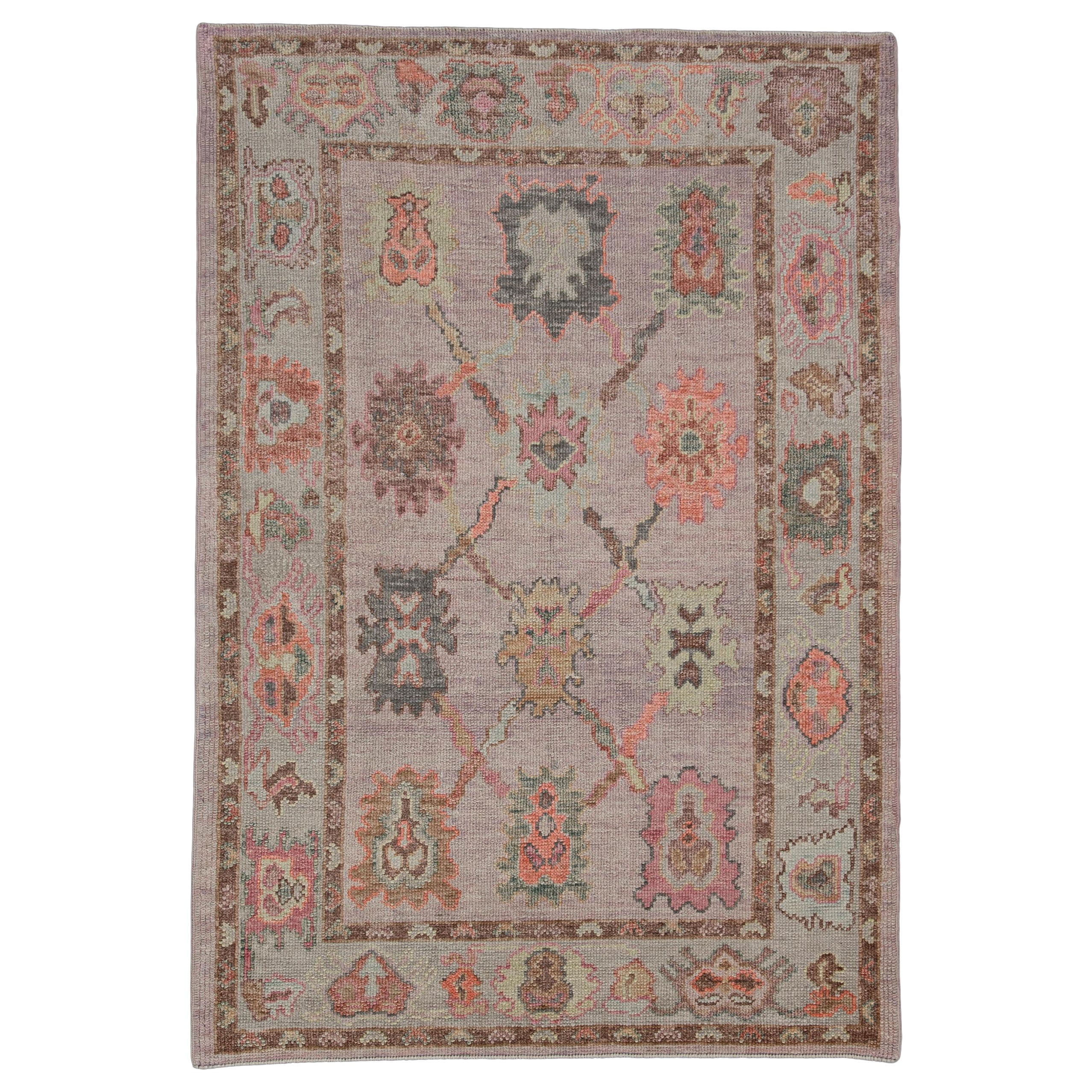 Turkish Oushak Rug Oriental Handmade 4'1" x 6' #2774