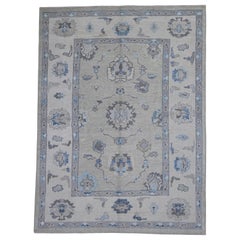 Turkish Oushak Rug Oriental Handmade 5'3" x 7' #12146