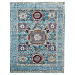 Mamluk Rug Oriental Handmade 5' x 6'5" #SA-606