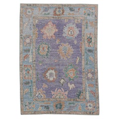 Turkish Oushak Rug Oriental Handmade 4'11" x 6'10" #2067