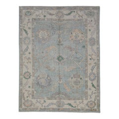 Turkish Oushak Rug Oriental Handmade 5'1" x 6'7" #12330
