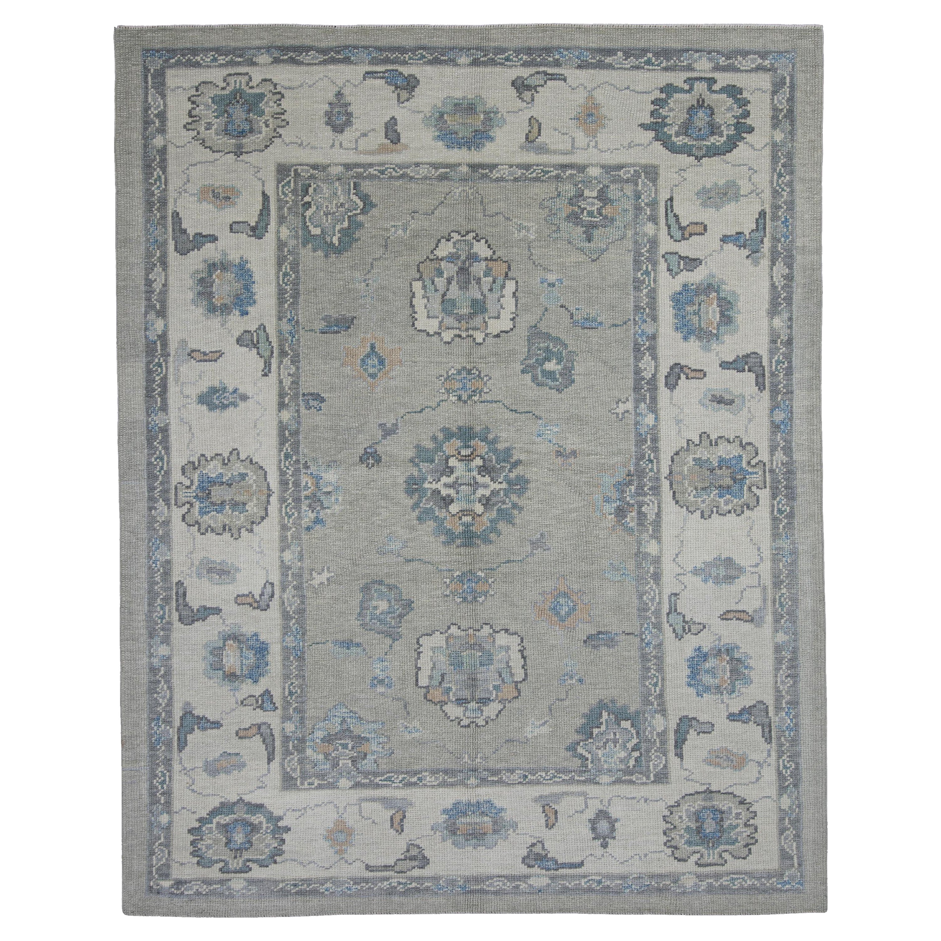 Turkish Oushak Rug Oriental Handmade 5'4" x 6'8" #11912