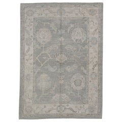 Turkish Oushak Rug Oriental Handmade 5'1" x 7'1" #11752