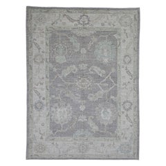 Alfombra Turca Oushak Oriental Hecha a Mano 5'4" x 7'2" #11748