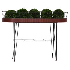 20th Century Danish Vintage Scandinavian Metal Plant Stand