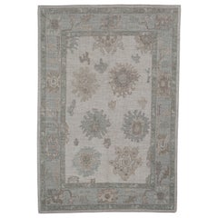 Turkish Oushak Rug Oriental Handmade 5'2" x 7'6" #11735