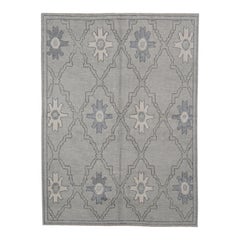 Turkish Oushak Rug Oriental Handmade 4'10" x 6'7" #11824