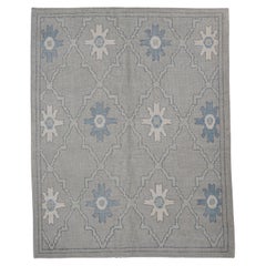Alfombra Turca Oushak Oriental Hecha a Mano 5'5" x 6'9" #11821