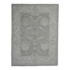 Turkish Oushak Rug Oriental Handmade 5'3" x 6'11" #11799
