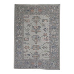 Turkish Oushak Rug Oriental Handmade 5' x 7' #7992