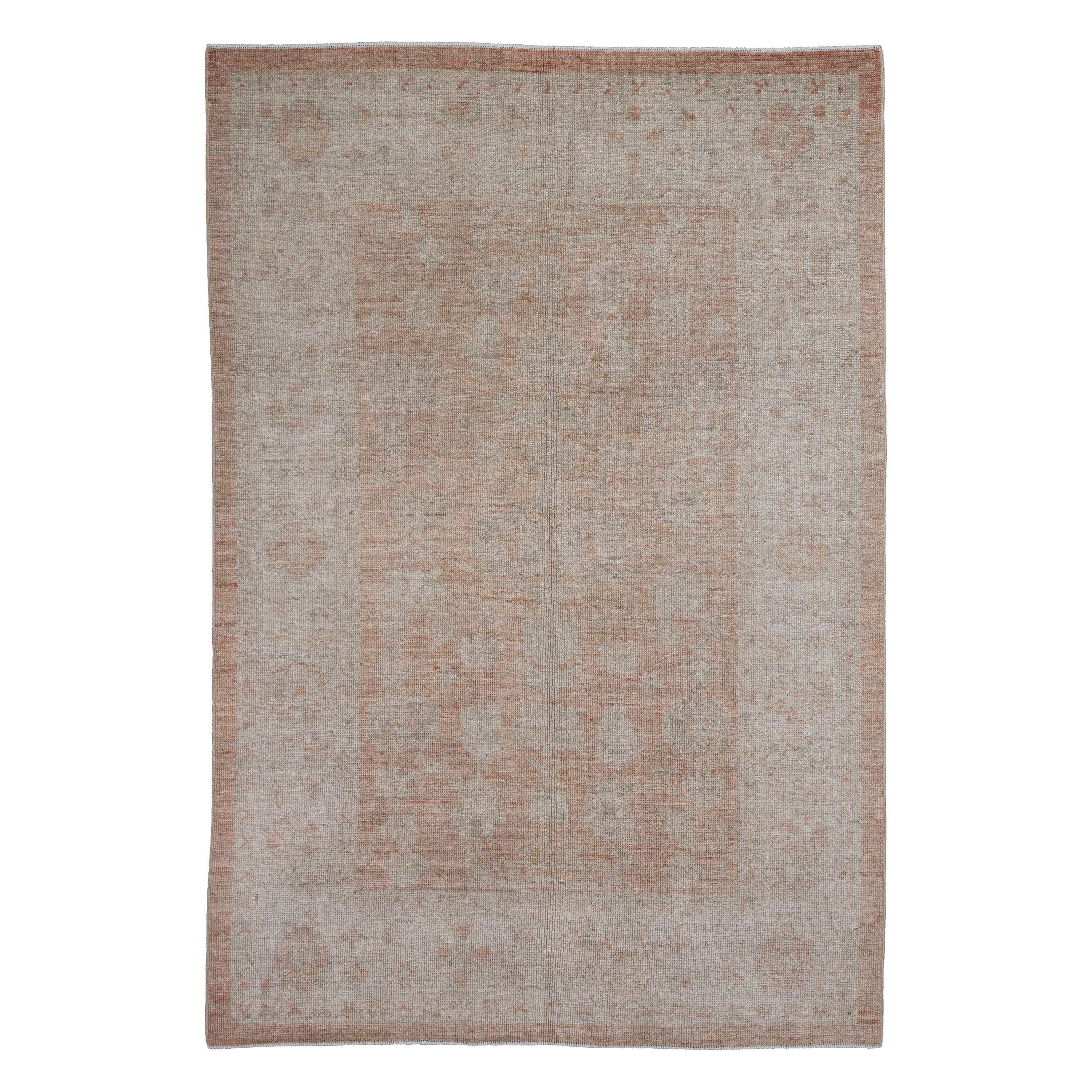 Turkish Oushak Rug Oriental Handmade 5' x 7'5" #248