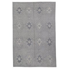 Alfombra Turca Oushak Oriental Hecha a Mano 5'11" x 8'11" #11820