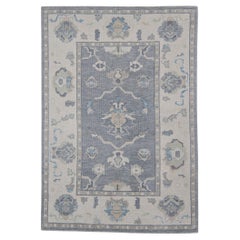 Turkish Oushak Rug Oriental Handmade 4'10" x 7' #12184