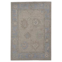 Turkish Oushak Rug Oriental Handmade 4'11" x 7'1" #11570